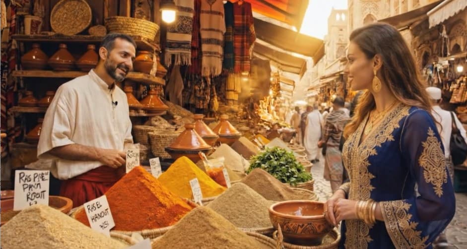 Tunisian spice market